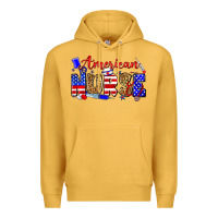 Mustard American nurse Premium Hoodie - Zillion Design Studio