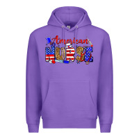 Purple American nurse Premium Hoodie - Zillion Design Studio