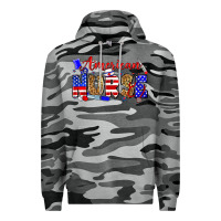 Slate Camo American nurse Premium Hoodie - Zillion Design Studio