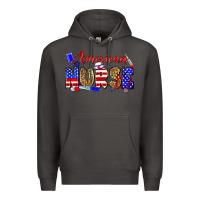 Smoke American nurse Premium Hoodie - Zillion Design Studio