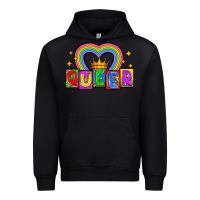 Black queer Urban Hoodie - Zillion Design Studio