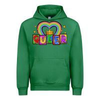 Emerald queer Urban Hoodie - Zillion Design Studio