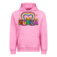 Fuchsia Pink queer Urban Hoodie - Zillion Design Studio