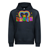 Navy queer Urban Hoodie - Zillion Design Studio