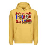 Antique Gold ain't no doubt i love this land Premium Hoodie - Zillion Design Studio