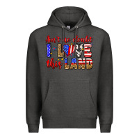 Charcoal Heather ain't no doubt i love this land Premium Hoodie - Zillion Design Studio