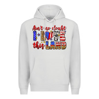 Dove Grey ain't no doubt i love this land Premium Hoodie - Zillion Design Studio