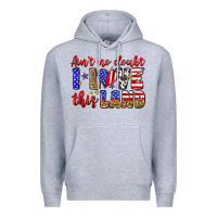Heather Grey ain't no doubt i love this land Premium Hoodie - Zillion Design Studio
