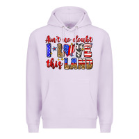 Lilac ain't no doubt i love this land Premium Hoodie - Zillion Design Studio