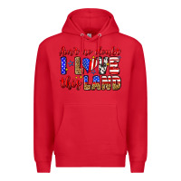 Red ain't no doubt i love this land Premium Hoodie - Zillion Design Studio