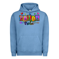 Pigment Pebble Blue pride tribe Urban Hoodie - Zillion Design Studio