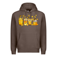 Coffee Childhood Cancer Coffee Cups Premium Hoodie - texasbilliewilder