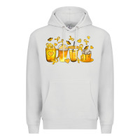 Dove Grey Childhood Cancer Coffee Cups Premium Hoodie - texasbilliewilder