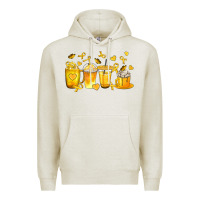 Oatmeal Heather Childhood Cancer Coffee Cups Premium Hoodie - texasbilliewilder