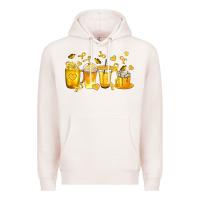 Pale Pink Childhood Cancer Coffee Cups Premium Hoodie - texasbilliewilder