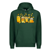 Sports Green Childhood Cancer Coffee Cups Premium Hoodie - texasbilliewilder