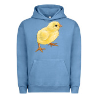Pigment Pebble Blue chick Urban Hoodie - RanaPortraitStore