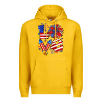 Lemon 4th of july love Premium Hoodie - Zillion Design Studio