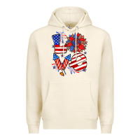 Tofu 4th of july love Premium Hoodie - Zillion Design Studio