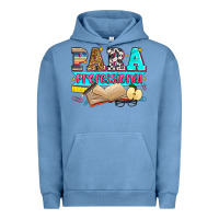 Pigment Pebble Blue paraprofessional Urban Hoodie - Zillion Design Studio