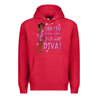 Cardinal Cancer Picked The Wrong Diva with Black Woman Premium Hoodie - texasbilliewilder