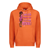 Carrot Cancer Picked The Wrong Diva with Black Woman Premium Hoodie - texasbilliewilder