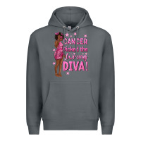Rock Cancer Picked The Wrong Diva with Black Woman Premium Hoodie - texasbilliewilder