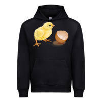 Black chick with egg Urban Hoodie - RanaPortraitStore