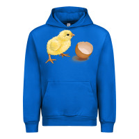 Cobalt chick with egg Urban Hoodie - RanaPortraitStore