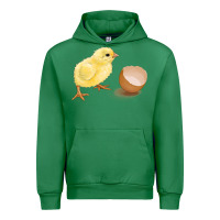 Emerald chick with egg Urban Hoodie - RanaPortraitStore