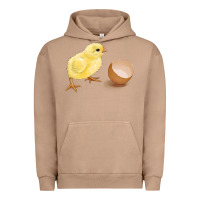 Pigment Burro chick with egg Urban Hoodie - RanaPortraitStore
