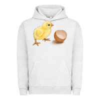 Pigment Lunar Rock chick with egg Urban Hoodie - RanaPortraitStore