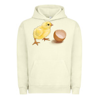 Pigment Pistachio chick with egg Urban Hoodie - RanaPortraitStore