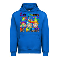 Cobalt love gnomes no bounds Urban Hoodie - Zillion Design Studio