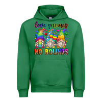 Emerald love gnomes no bounds Urban Hoodie - Zillion Design Studio
