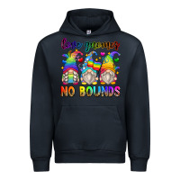 Navy love gnomes no bounds Urban Hoodie - Zillion Design Studio