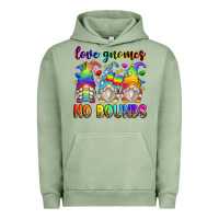 Pigment Oil Green love gnomes no bounds Urban Hoodie - Zillion Design Studio