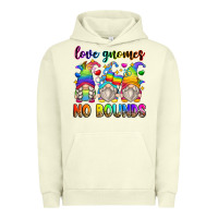Pigment Pistachio love gnomes no bounds Urban Hoodie - Zillion Design Studio