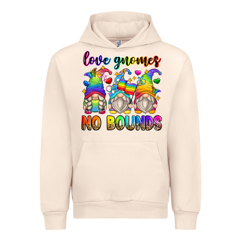 Love Gnomes No Bounds Urban Hoodie by Zillion Design Studio | Teevron