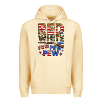 Pina Colada red white and pew pew pew Premium Hoodie - Zillion Design Studio