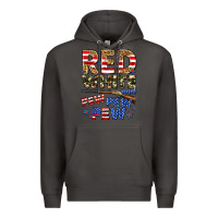 Smoke red white and pew pew pew Premium Hoodie - Zillion Design Studio