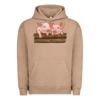 Pigment Burro barn pigs Urban Hoodie - RanaPortraitStore