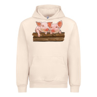 Sandshell barn pigs Urban Hoodie - RanaPortraitStore