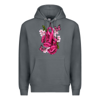 Rock Cancer Boxing Gloves with Ribbon Premium Hoodie - texasbilliewilder