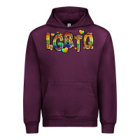 Mauve Wine lgbtq Urban Hoodie - Zillion Design Studio