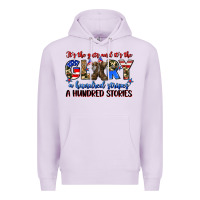 Lilac it's the guts and it's the glory a hundred stripes Premium Hoodie - Zillion Design Studio