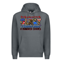 Rock it's the guts and it's the glory a hundred stripes Premium Hoodie - Zillion Design Studio