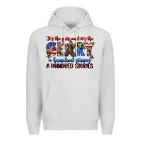 Dove Grey it's the guts and it's the glory a hundred stripes Premium Hoodie - Zillion Design Studio