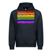 Navy lgbtq and usa flag Urban Hoodie - Zillion Design Studio