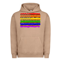 Pigment Burro lgbtq and usa flag Urban Hoodie - Zillion Design Studio